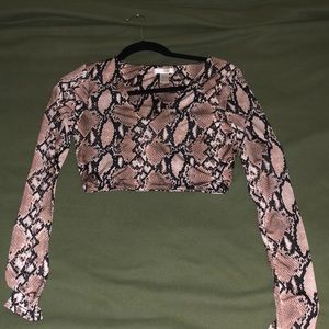 Sexy crop top perfect for night out